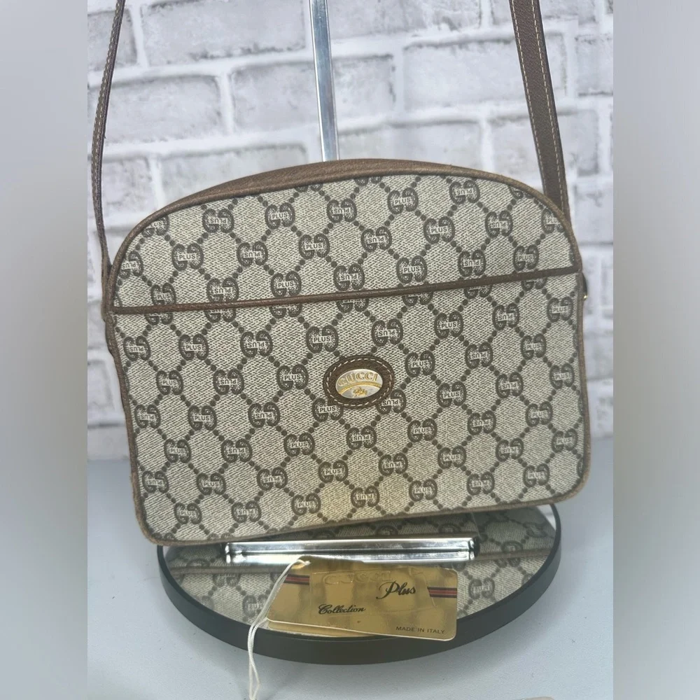 Gucci GG Plus Crossbody Shoulder Bag PVC Leather
with box & Gucci Plus COA Card - Picture 4 of 17